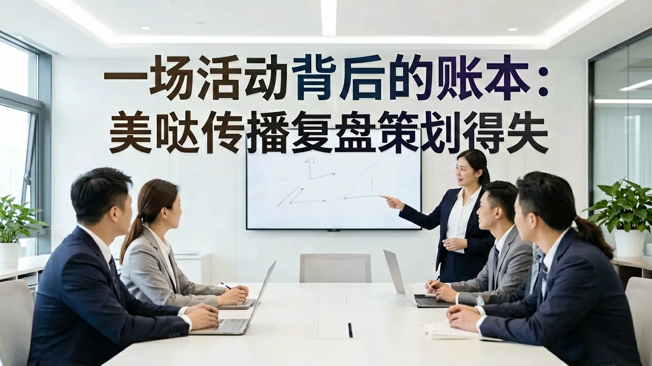 一场活动背后的账本:美哒传播复盘策划得失